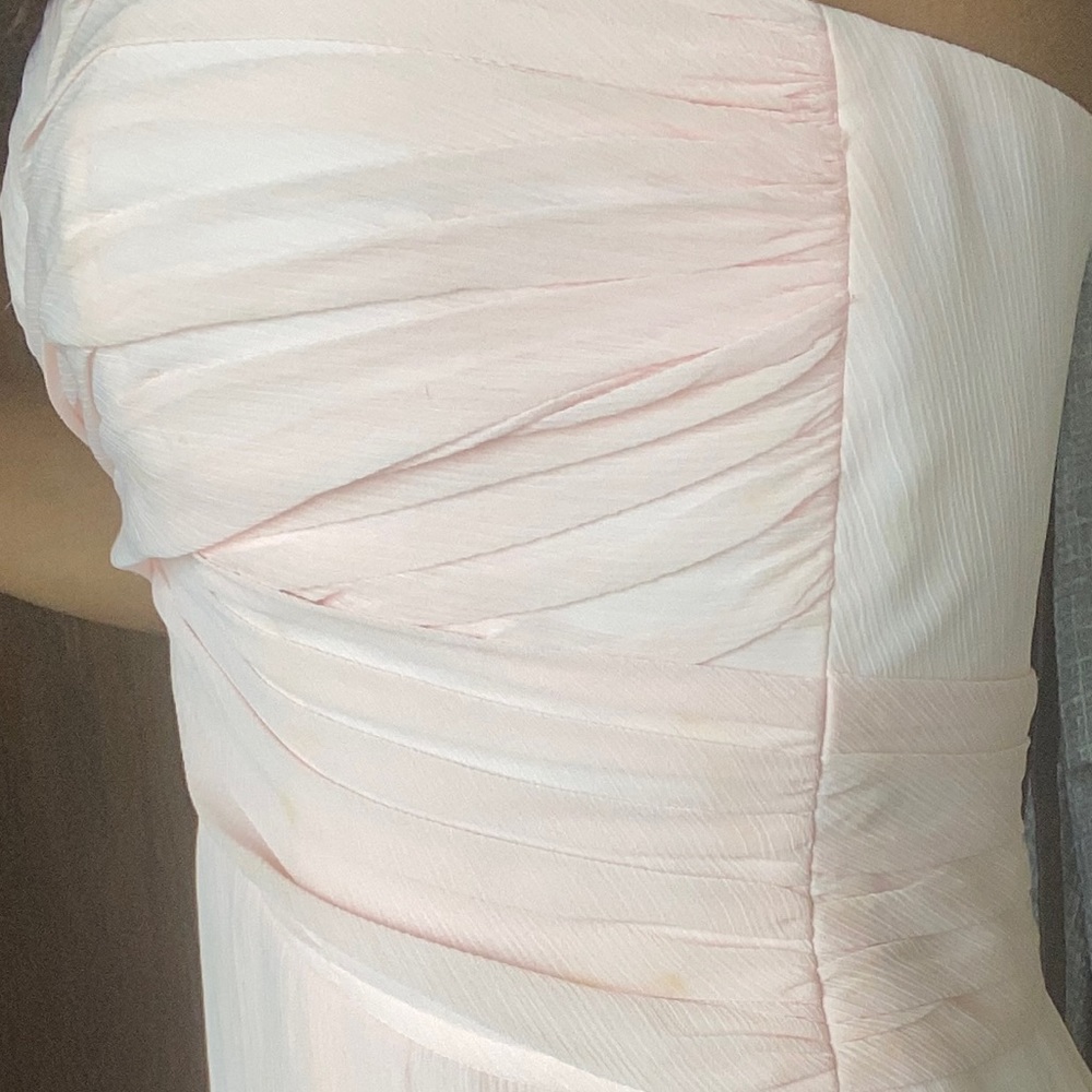 Blush knee length pleated dress - Picture 5 of 5